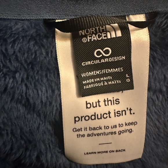 Woman’s The North Face Osito Fleece full zip up jacket NWT - Picture 6 of 7